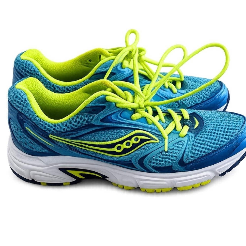 Saucony Blue Running Shoes Women's US 7 Athletic Sneakers Walking Training